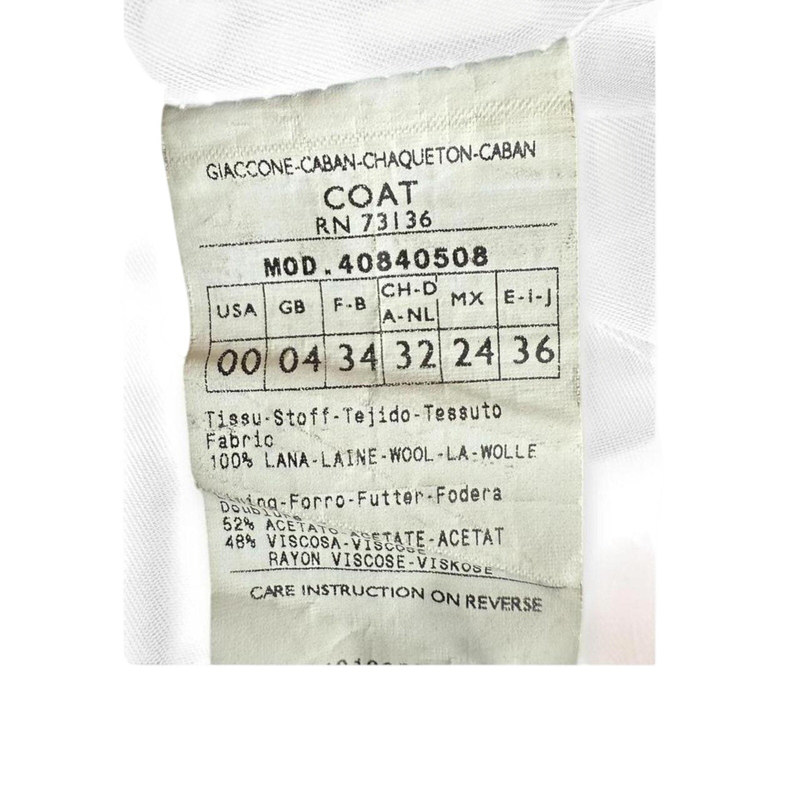 Max & Co. Classics Vintage Trench Style 100% Wool Coat