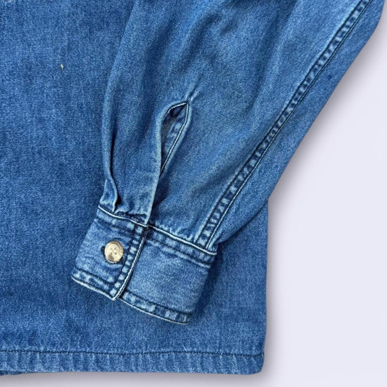 Vintage 2000 Happy New Year Denim Shirt