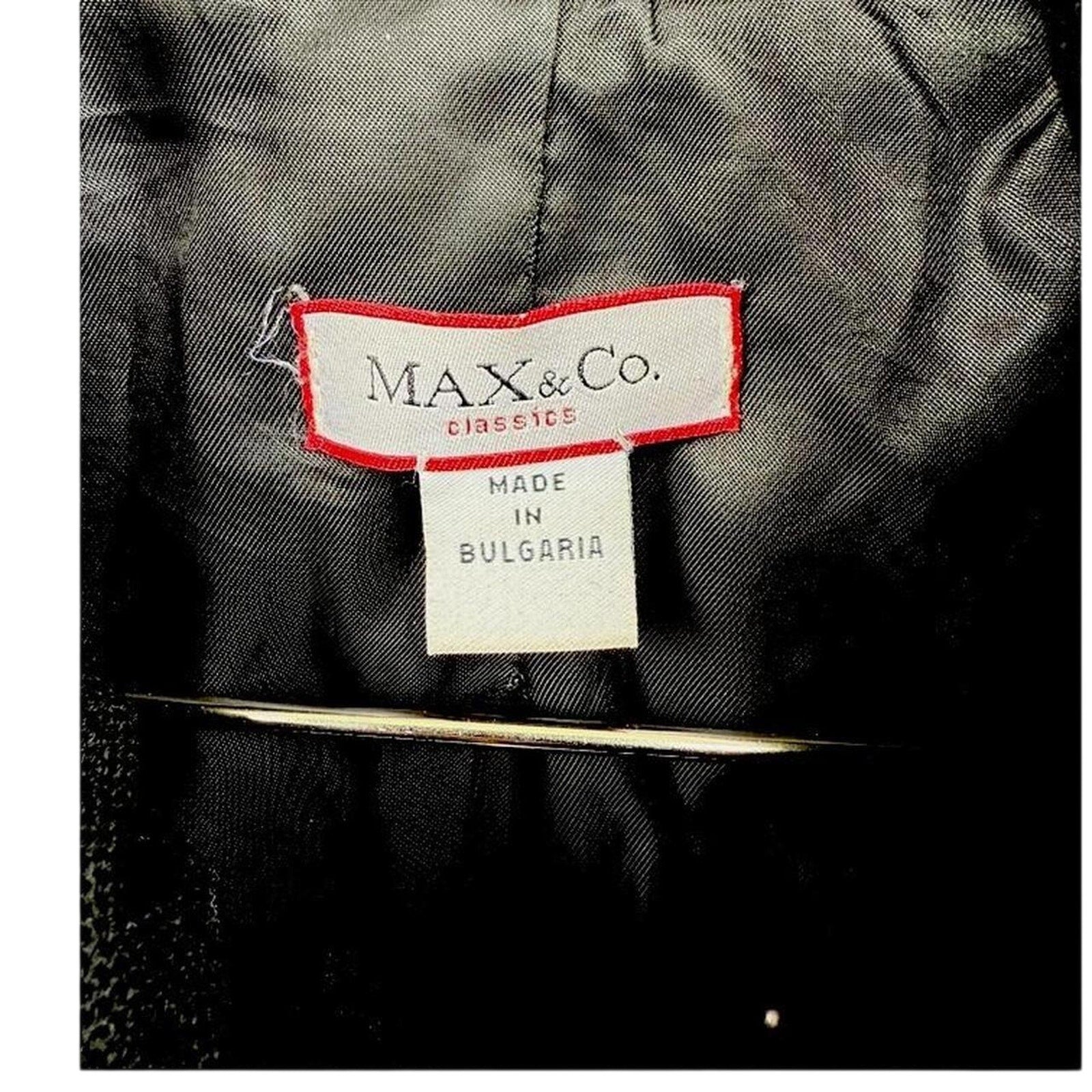 Max & Co. Classics Vintage Trench Style 100% Wool Coat